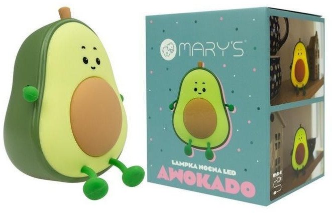 Lampka nocna LED avokado