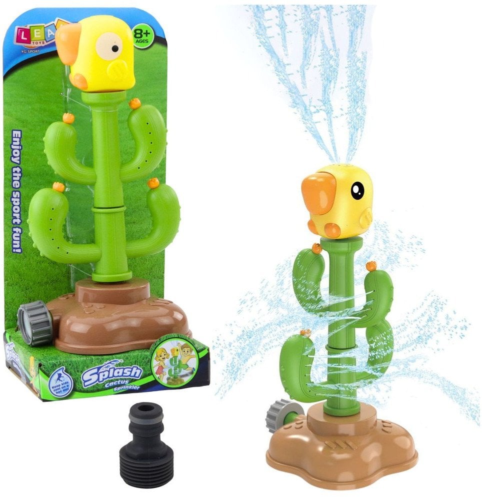 Fontanna kaktus obracająca się