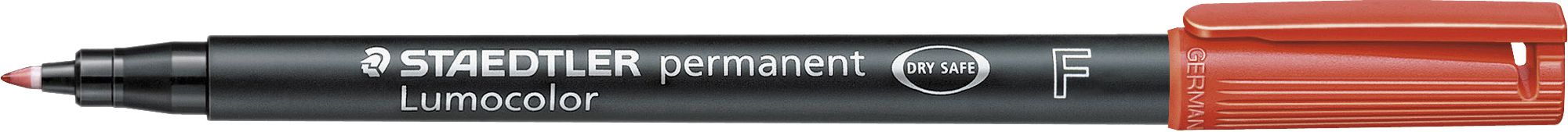 Staedtler Foliopis Lumocolor F 0,6mm czerwony (ST1110)