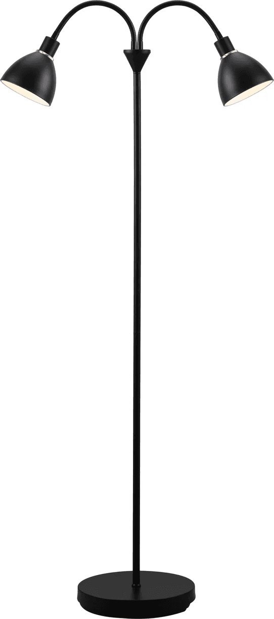 Lampa podłogowa Nordlux Loftowa lampa podłogowa Ray 63224003 Nordlux podwójna czarna