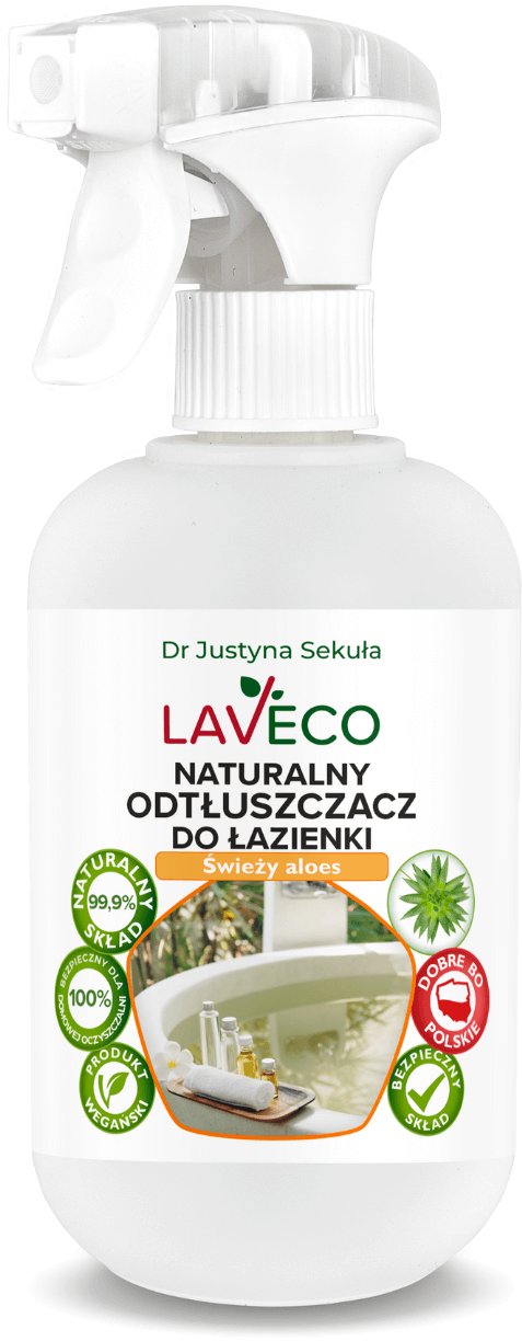 Naturalny odtłuszczacz do łazienki świeży aloes 0,5 l