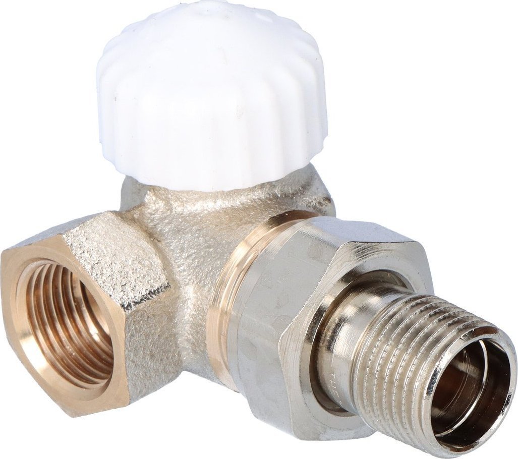 Heimeier Zawór termostatyczny kątowo-narożny lewy biały (3713-02.000)