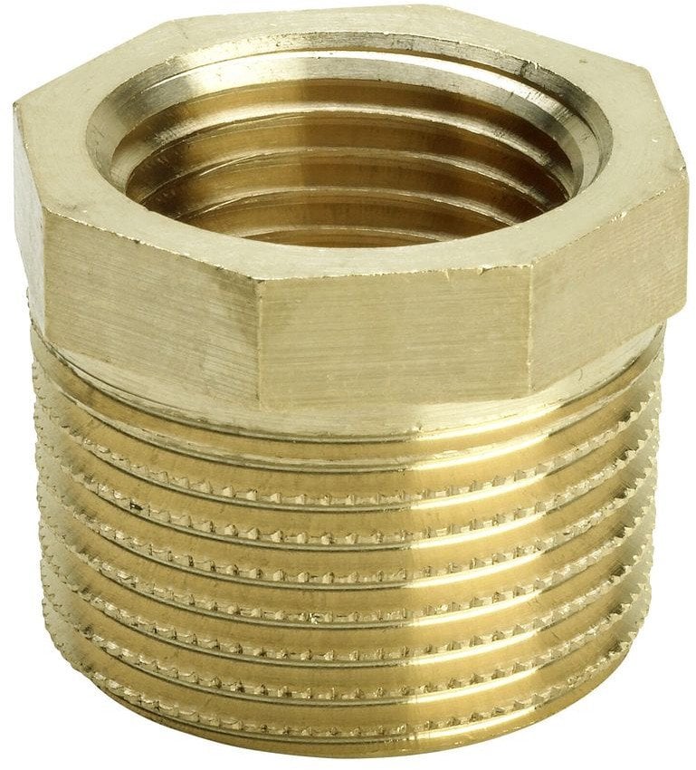 Element redukcyjny 3 x 2 braz / blyszczacyŁącznik do rur