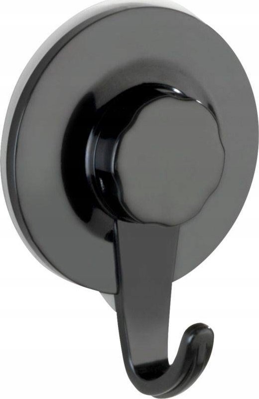 Wenko Wieszak łazienkowy VALENZA, Static - Loc, czarny, WENKO