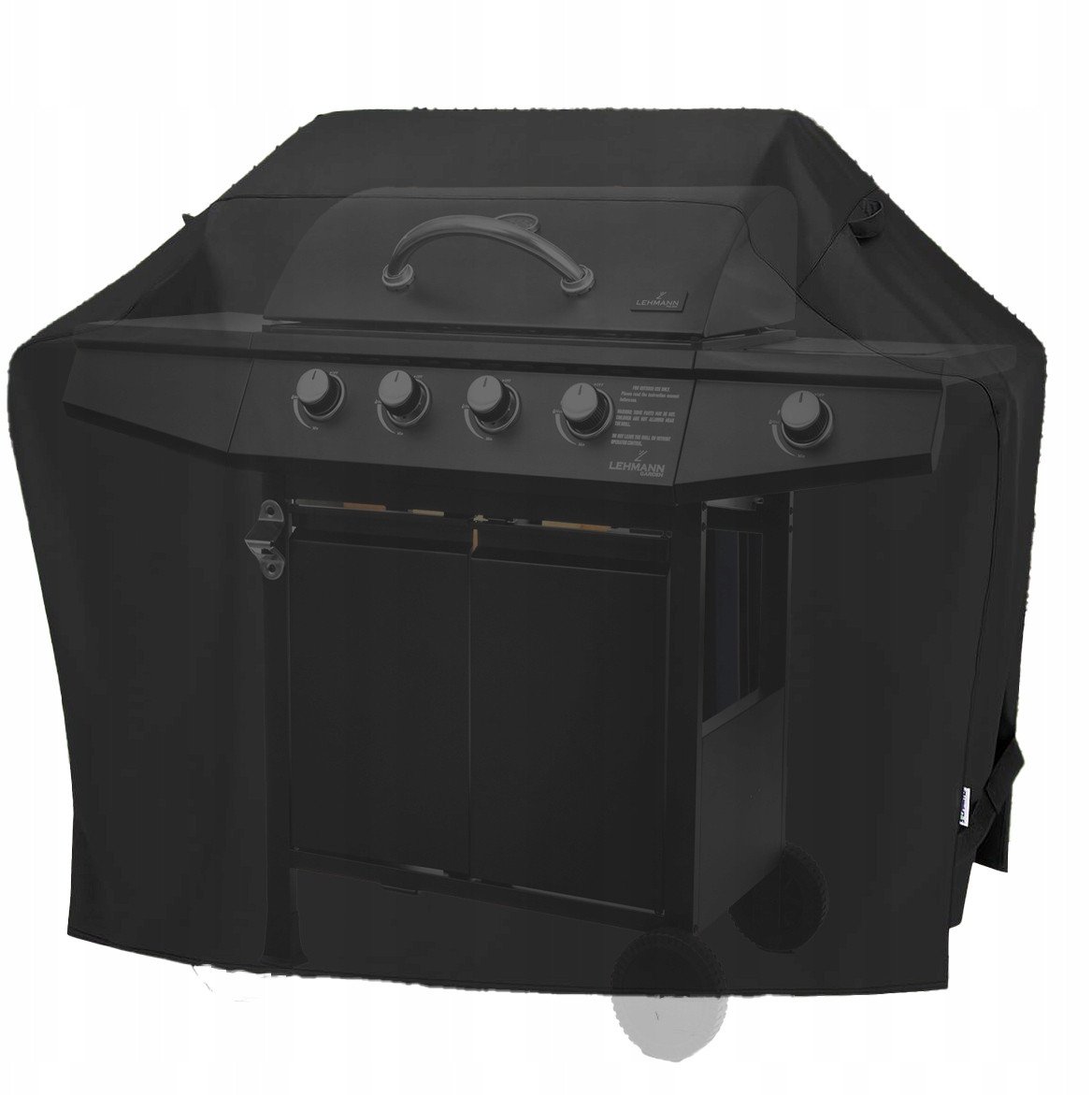 Duży Pokrowiec Ochronny na Grille LEHMANN 145x112x60 - Wodoodporny i Trwały