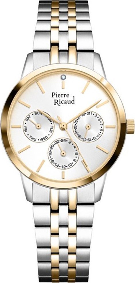 Zegarek damski Pierre Ricaud P21056.2113QF srebrny