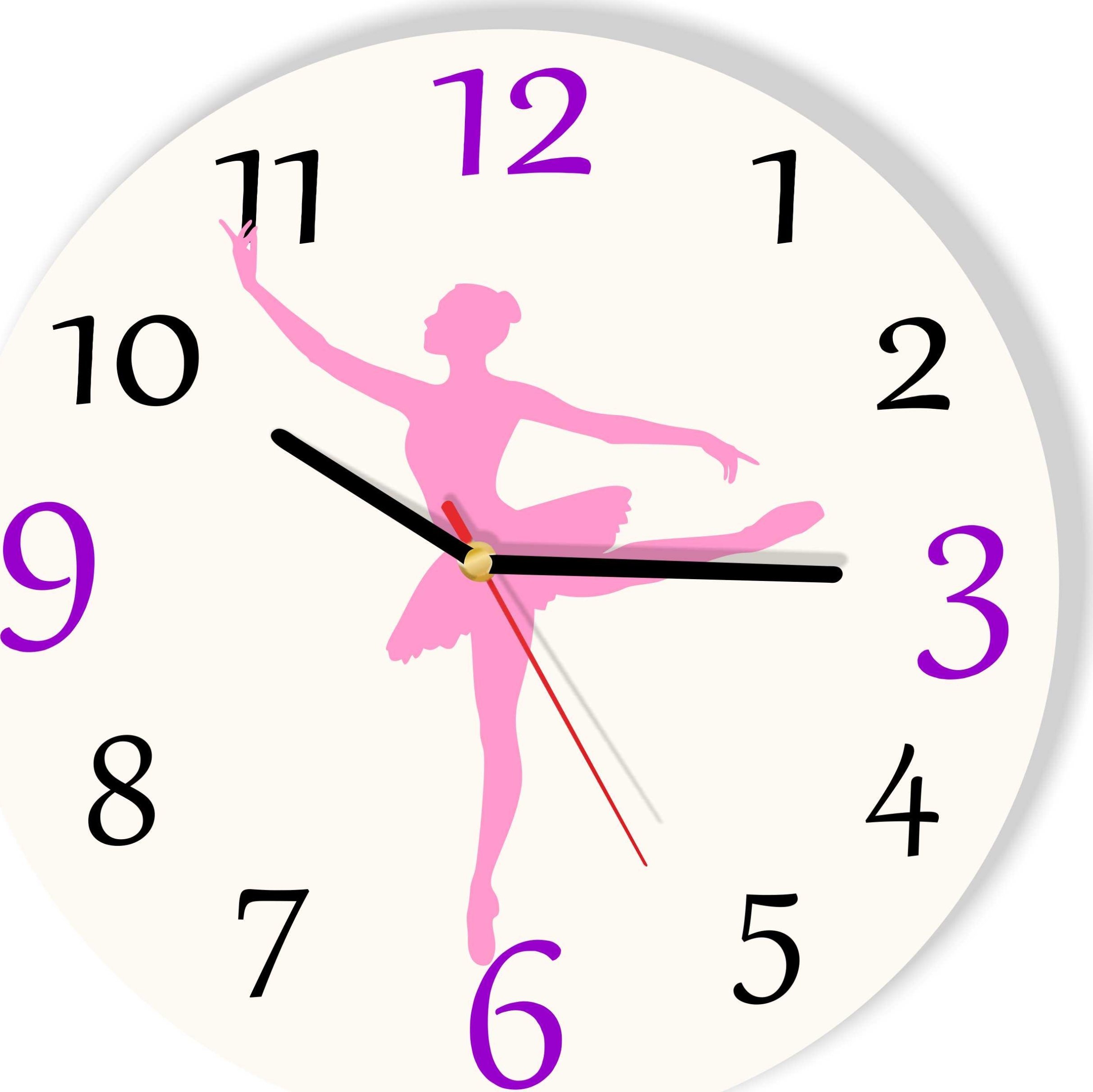 naSciane Zegar Balet BALETNICA personalizacja na prezent