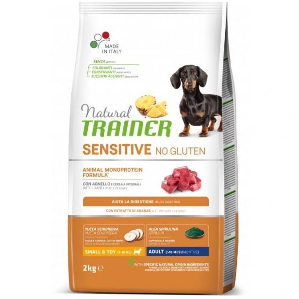 Trainer Sensitive Dog No Gluten Adult Mini Lamb Jagnięcina 2Kg