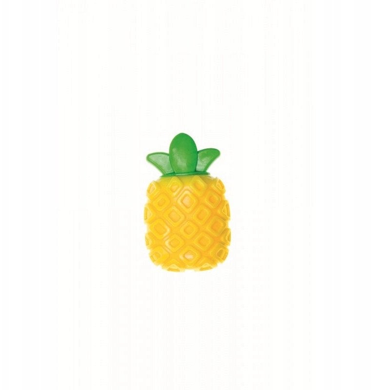 Ananas, zabawka, dla psa, TPR, 11,4x7x4,5 cm, z piszcza�k�
