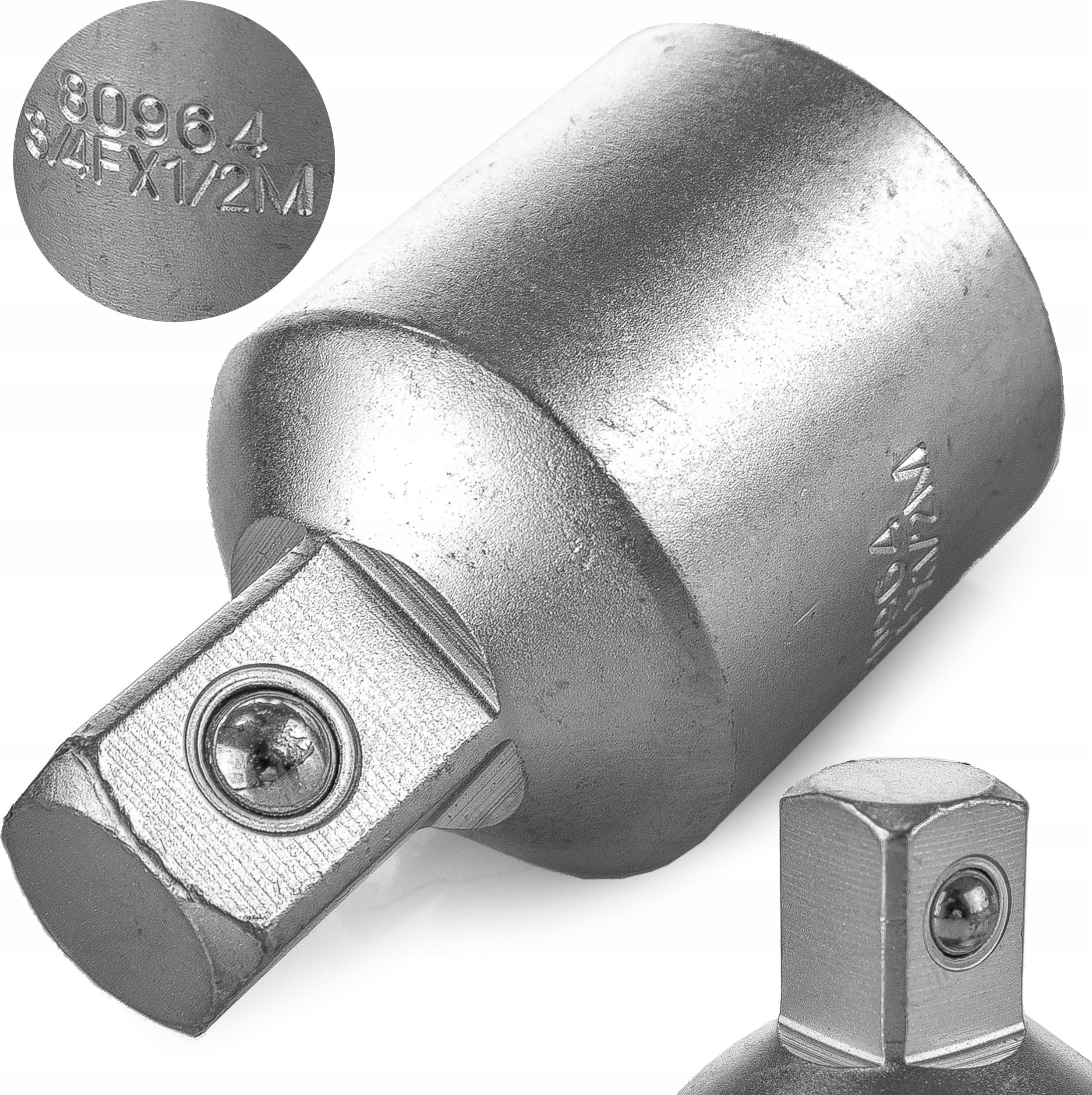 Forcekraft Adapter 3/4"(F)x1/2"(M)