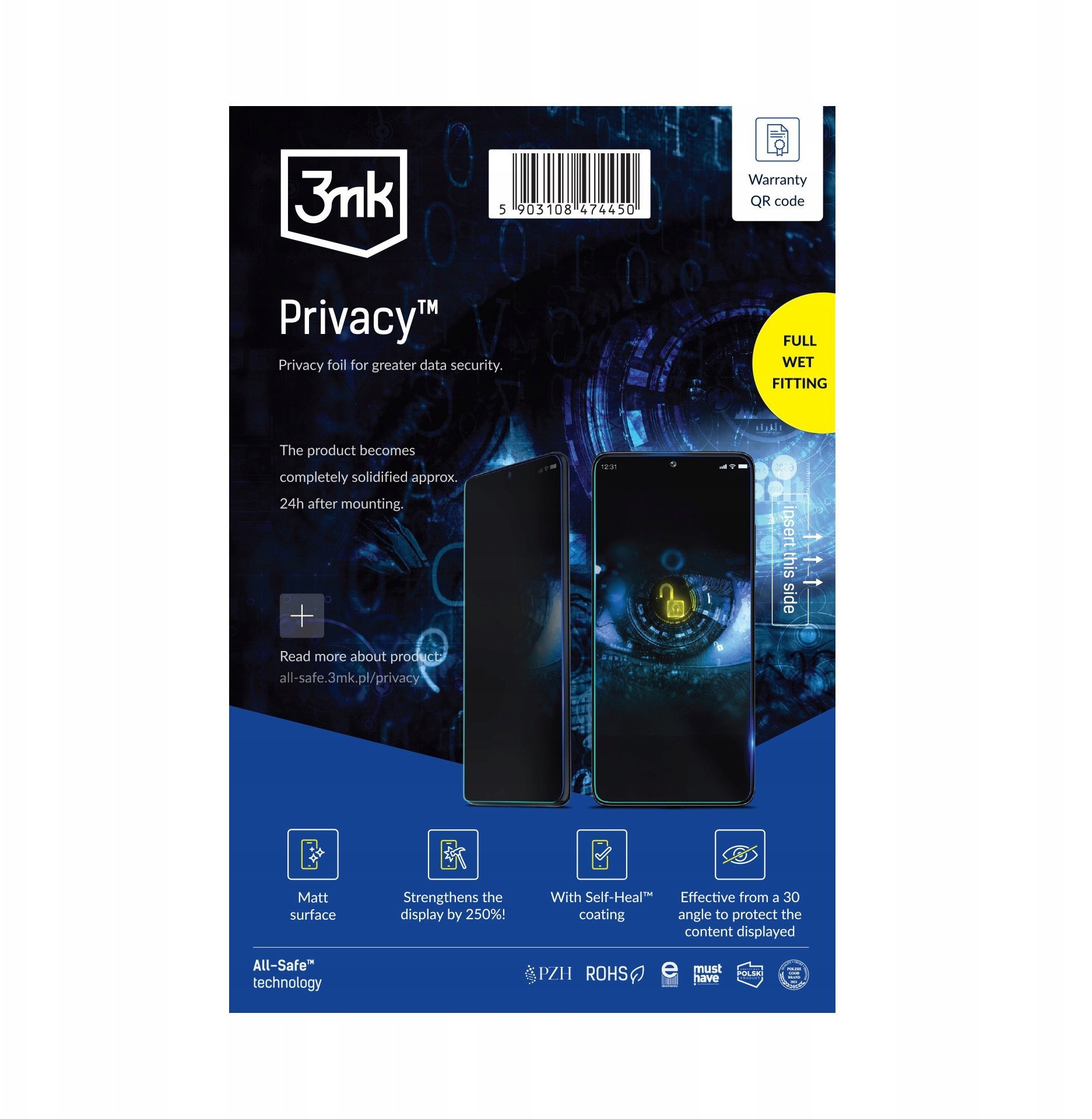 All-Safe Privacy - AIO Phone Dry & Wet Fitting v2.0 5 pcs