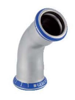 Geberit Kolano Mapress Edelstahl 45° 54mm - 32608