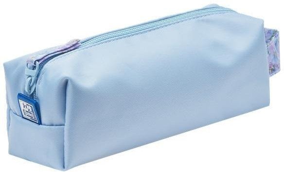 Piórnik saszetka Flowers jasnoniebieska OXFORD