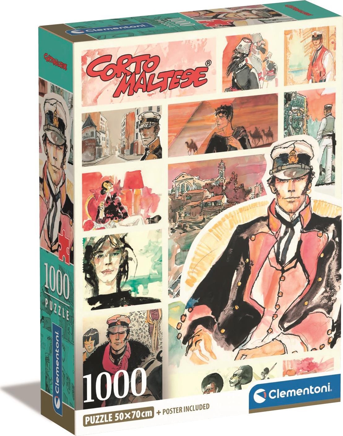 Clementoni Puzzle Compact Corto Maltese 1000 elementów (39807)