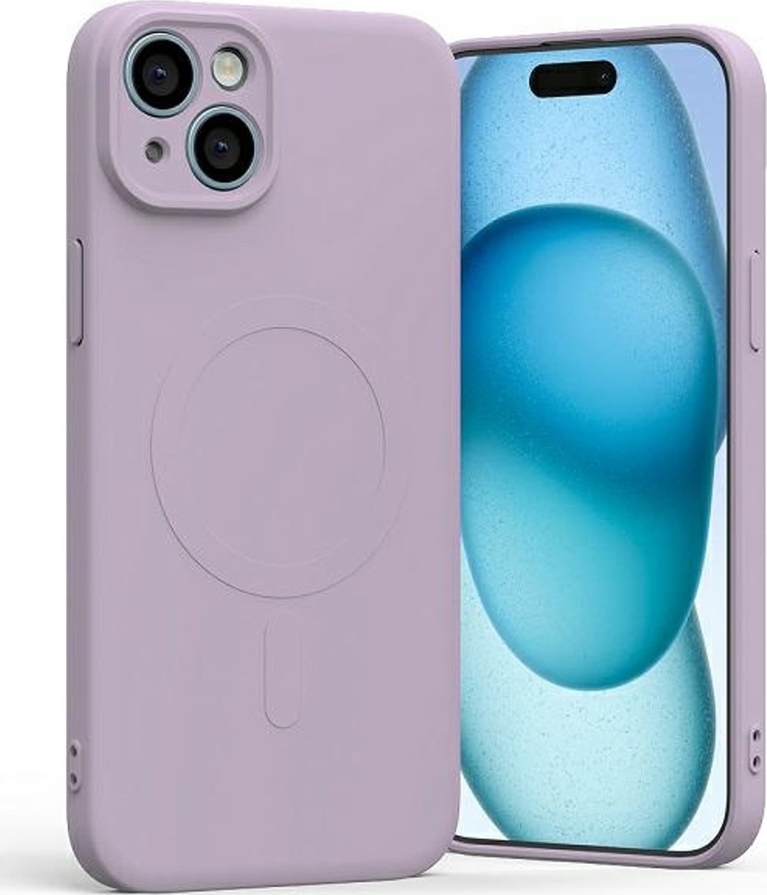 Mercury Mercury MagSafe Semi-Silicone iPhone 15 Plus 6,7" liliowy fiolet /lilac purple