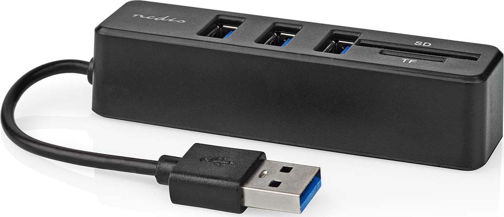 HUB USB Nedis Nedis CCGB60250BK01 huby i koncentratory