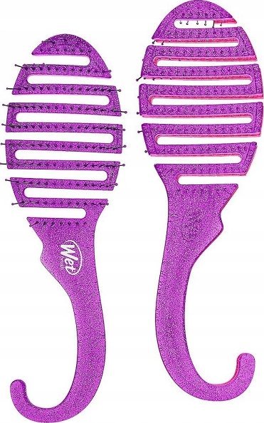 Wet Brush Wet Brush, Shower, Detangler, Hair Brush, Glitter Purple, Detangle For Women