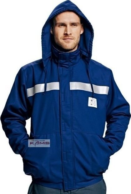 CERVA TUNK - kurtka antystatyczna niepalna odzież ochronna - żółty 4XL