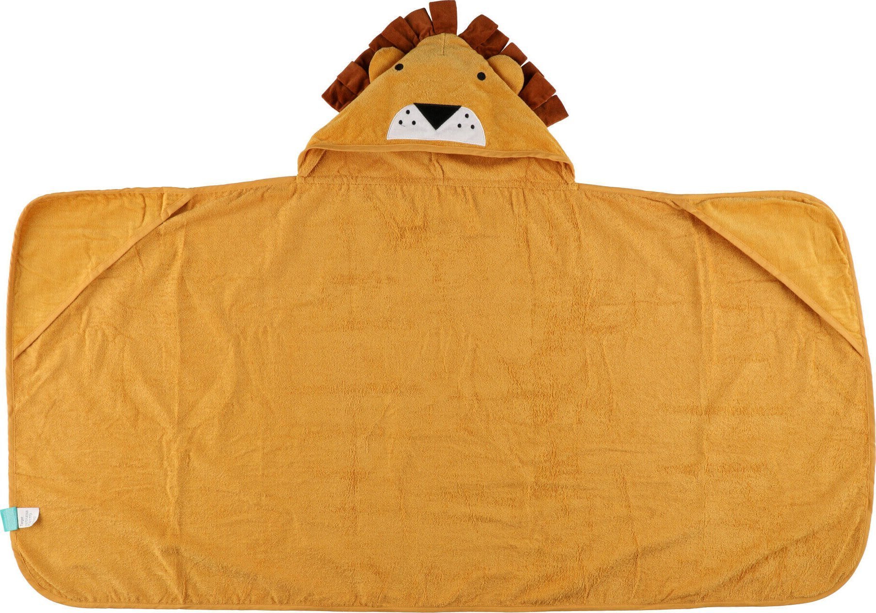 Ręcznik z kapturem dla dzieci LION, 60 x 100 cm