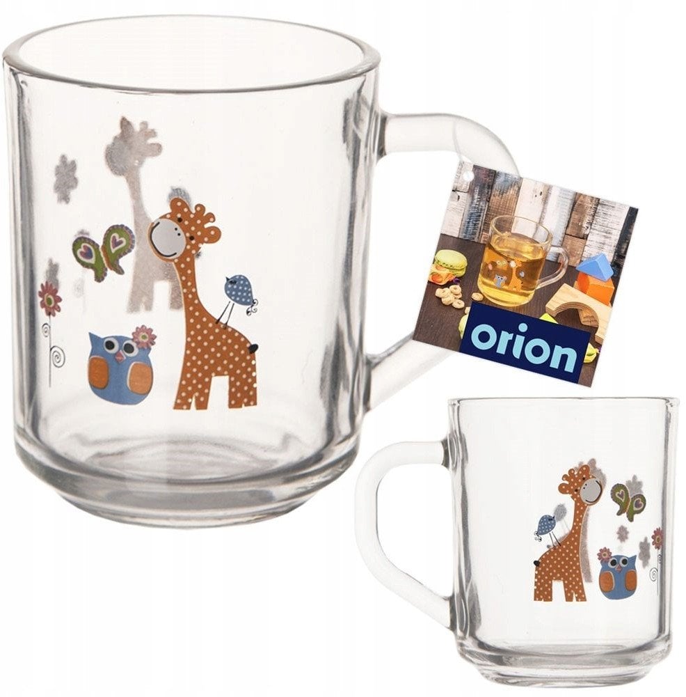 Orion Kubek szklany ŻYRAFA 230 ml