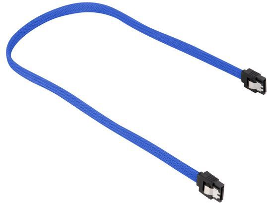 Sharkoon SATA - SATA, 0.6m, Niebieski (4044951016730)