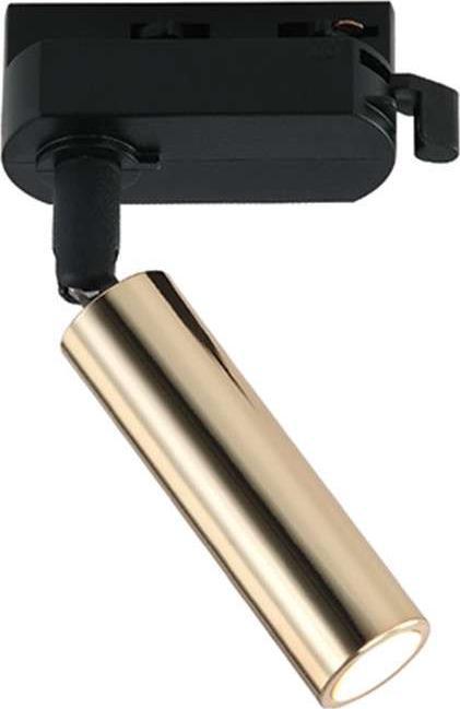 Orlicki Design LAMPA sufitowa Slimi Gold Track BK metalowa OPRAWA do systemu szynowego 1-fazowego złota czarna