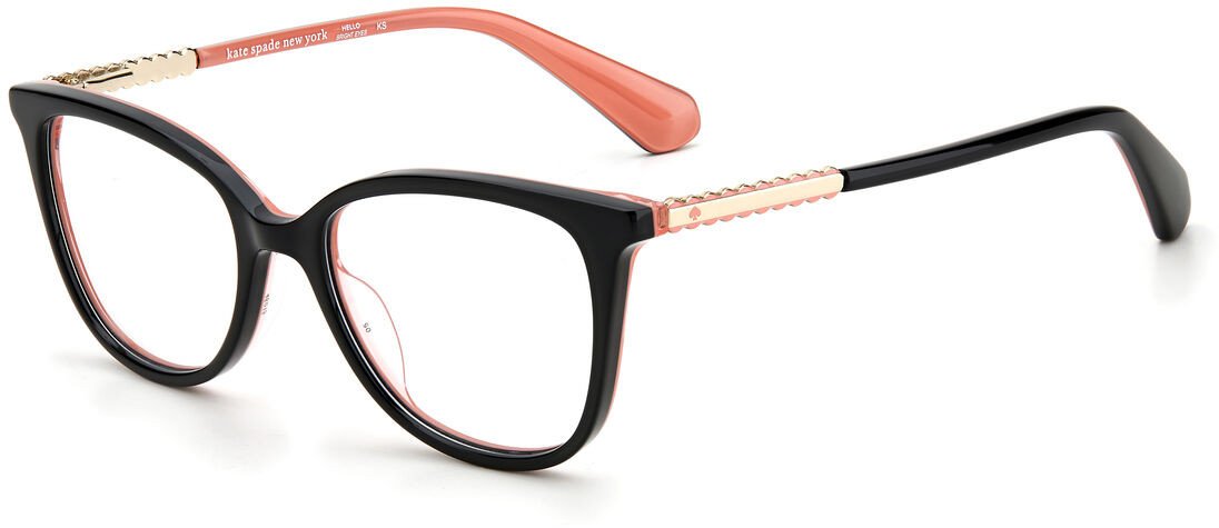 Ramki do okularów Kate Spade TAHLIA-807E615 Czarny 46 mm