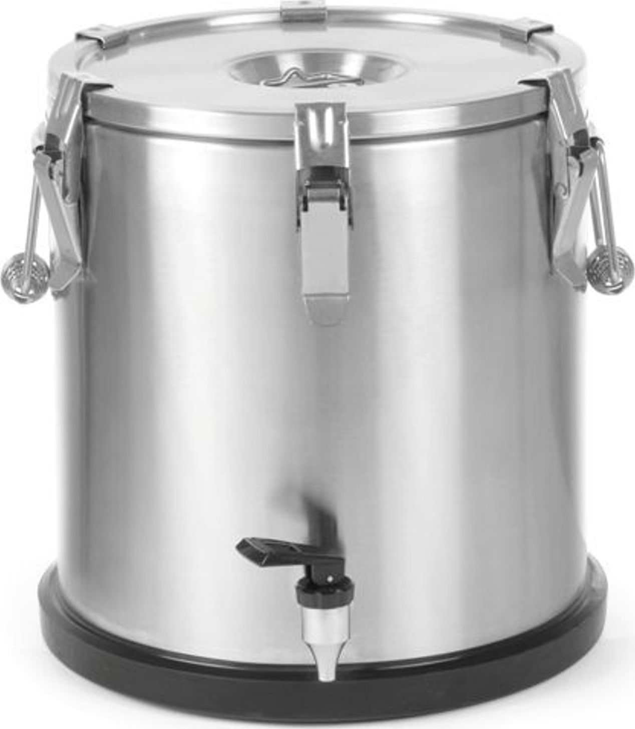 Hendi Pojemnik termiczny termos stalowy z kranem do transportu żywności 20L (710227)