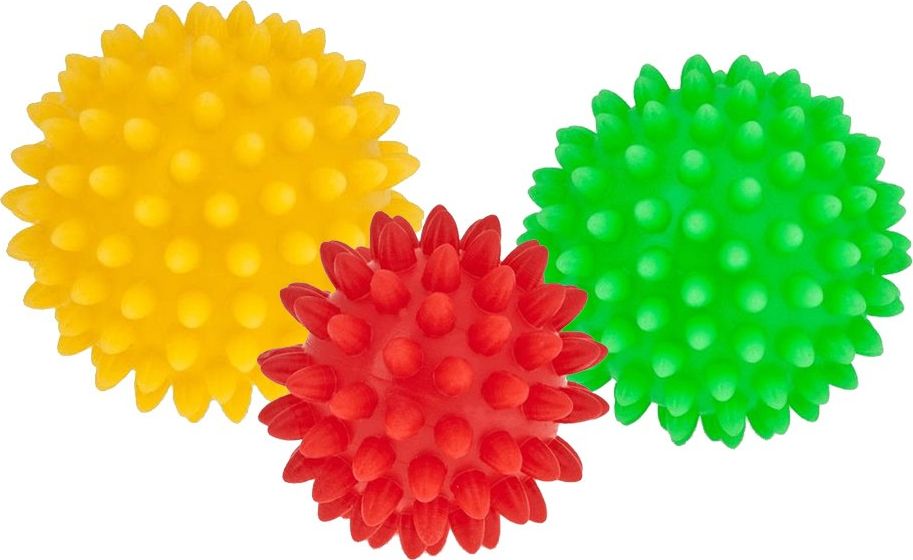 Tullo Piłki do masażu Jeżyki AM 3 sztuki