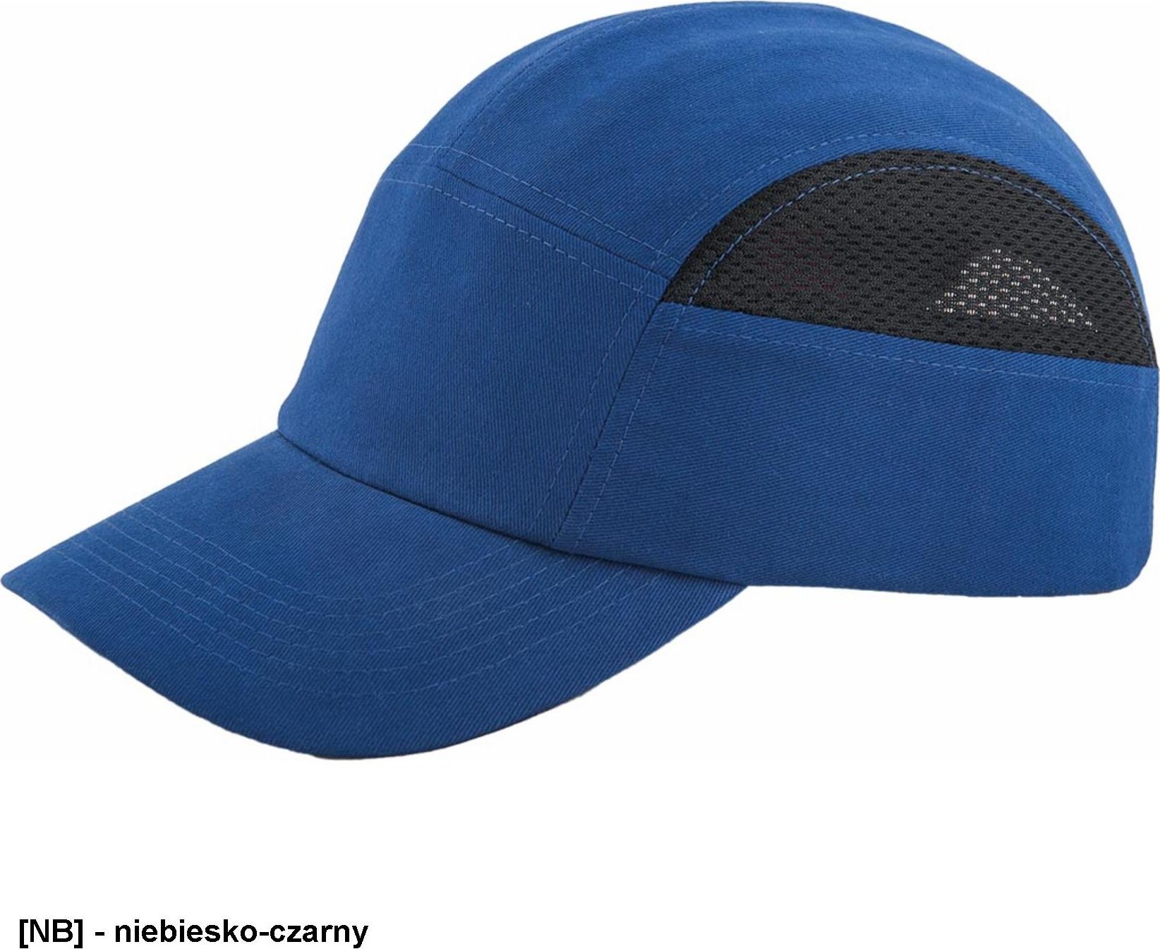 R.E.I.S. BUMPCAPMESH - przemysłowy hełm lekki - czerwono-granatowy