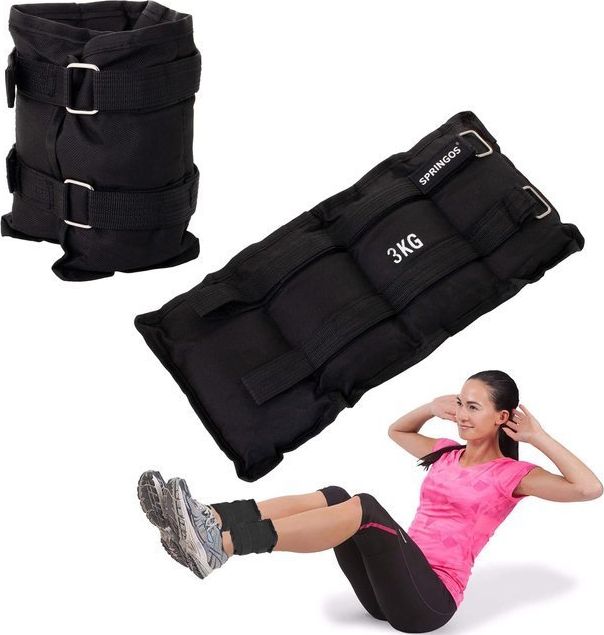 Springos Obciążniki do ćwiczeń 2x3kg