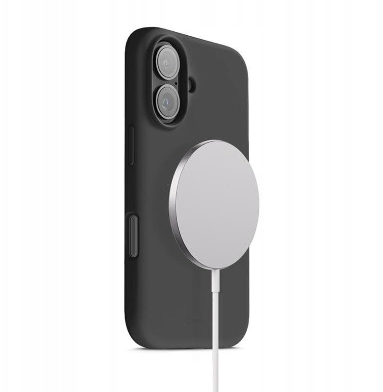 Crong Color Cover Magnetic - Etui MagSafe iPhone 17 (czarny)
