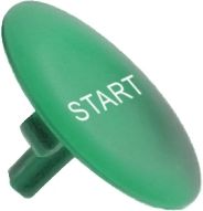 Schneider Electric Wkładka przycisku 22mm płaska zielona z symbolem START (ZBA333)