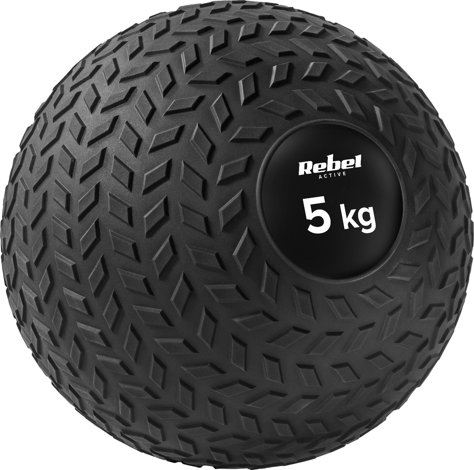 Rebel ML Mała piłka lekarska do ćwiczeń rehabilitacyjna Slam Ball 23cm 5kg, REBEL ACTIVE