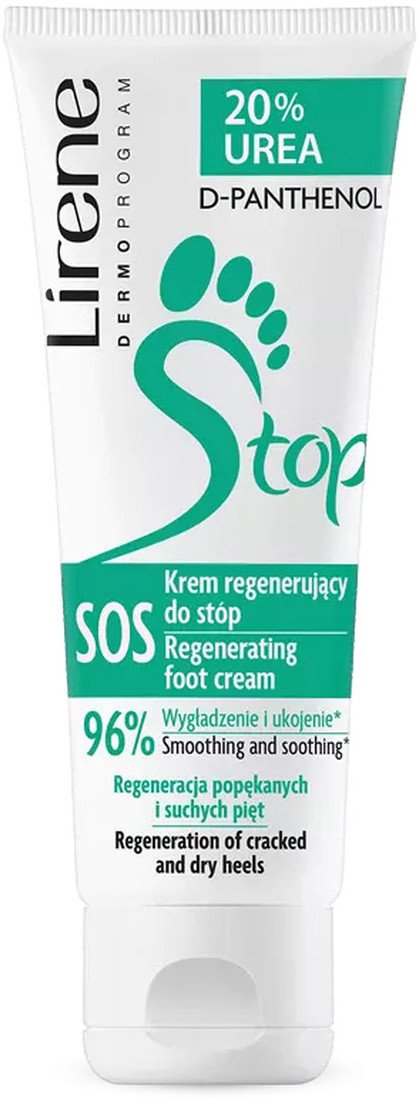 Lirene Stop Krem regenerujący do stóp z mocznikiem 20% 75ml