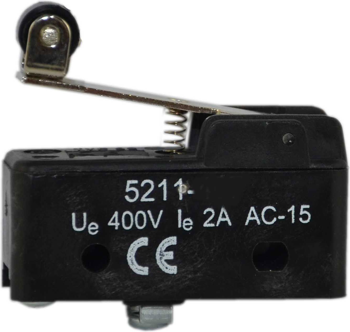 Promet Wyłącznik krańcowy miniaturowy 1R 1Z tworzywo dźwignia kątowa z rolką (W0-5211-406)