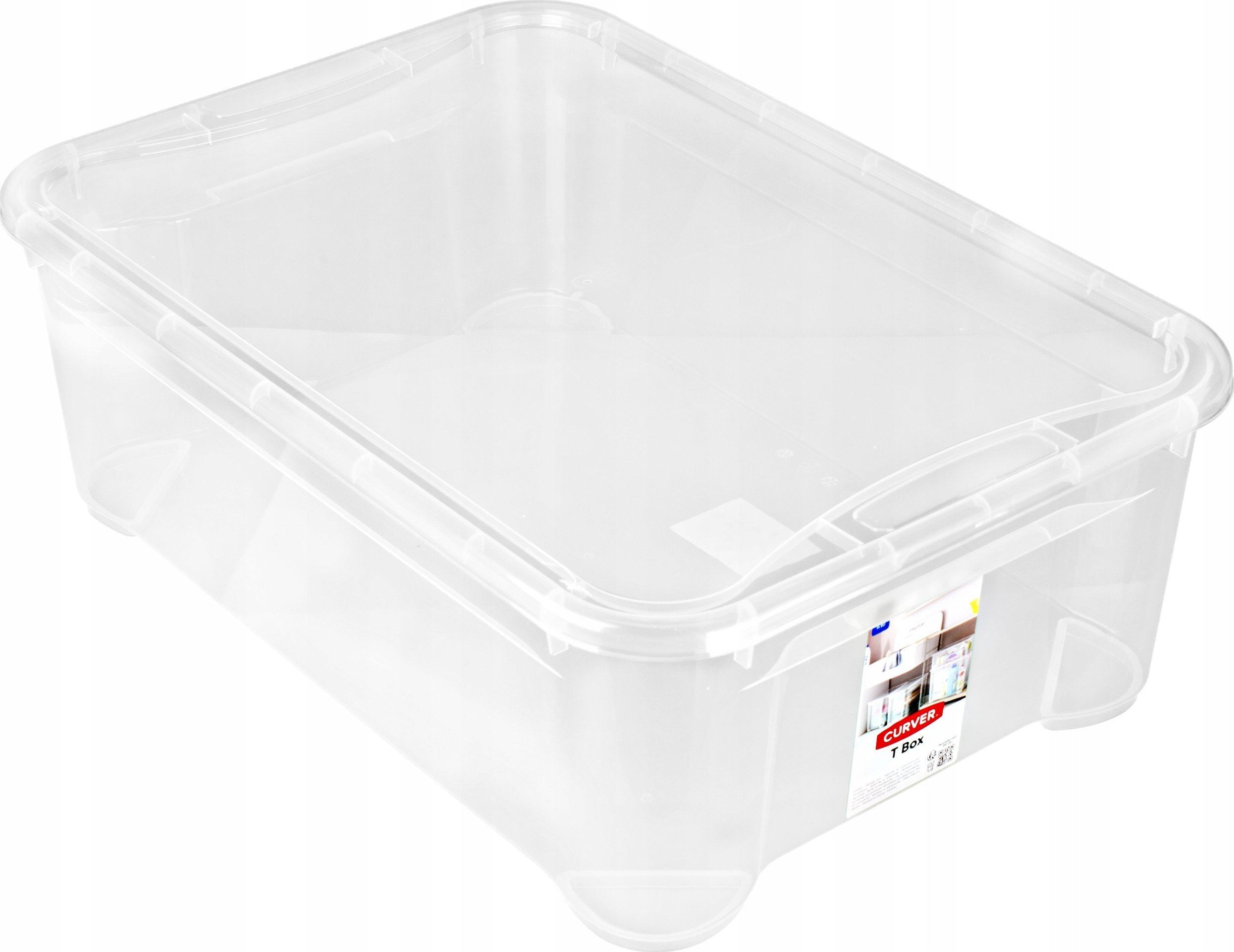 Curver CURVER POJEMNIK Z PRZYKRYWKĄ 32L /TRANSPARENTNY