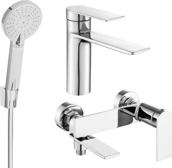 Mexen Mexen Zero R40 zestaw wannowy, chrom - 71103R40-00