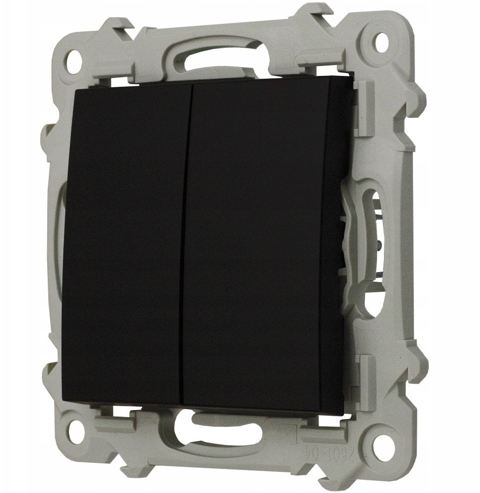 SZAFIR Łącznik podwójny schodowy czarny metalik ŁP-10Z/m/33