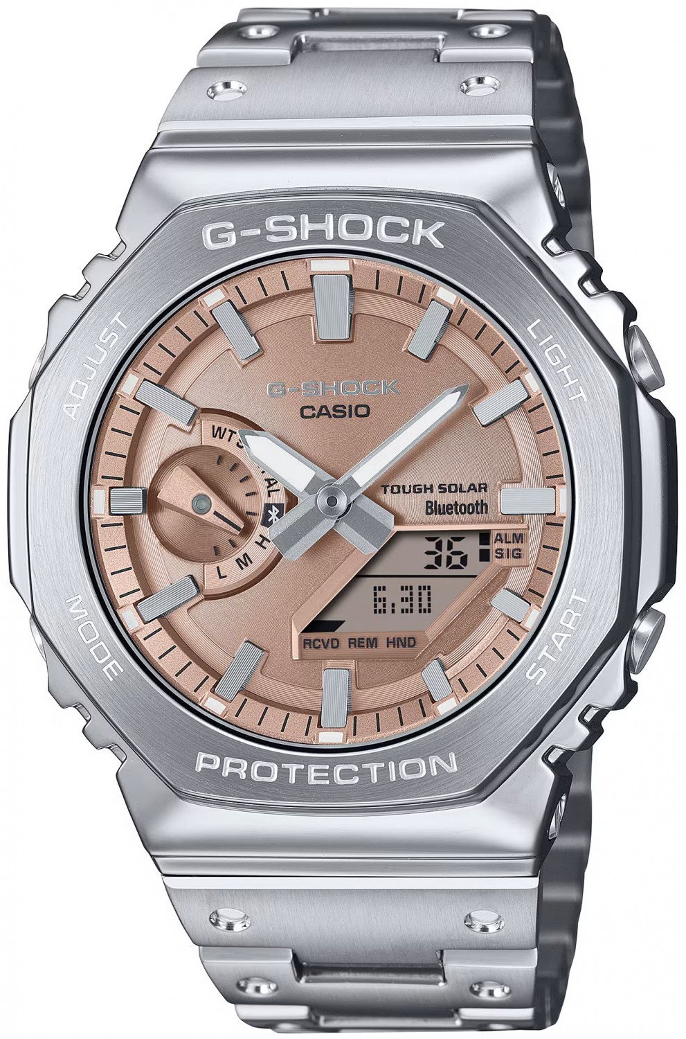 Casio G-Shock GM-B2100AD-5AER BLUETOOTH 200m srebrny