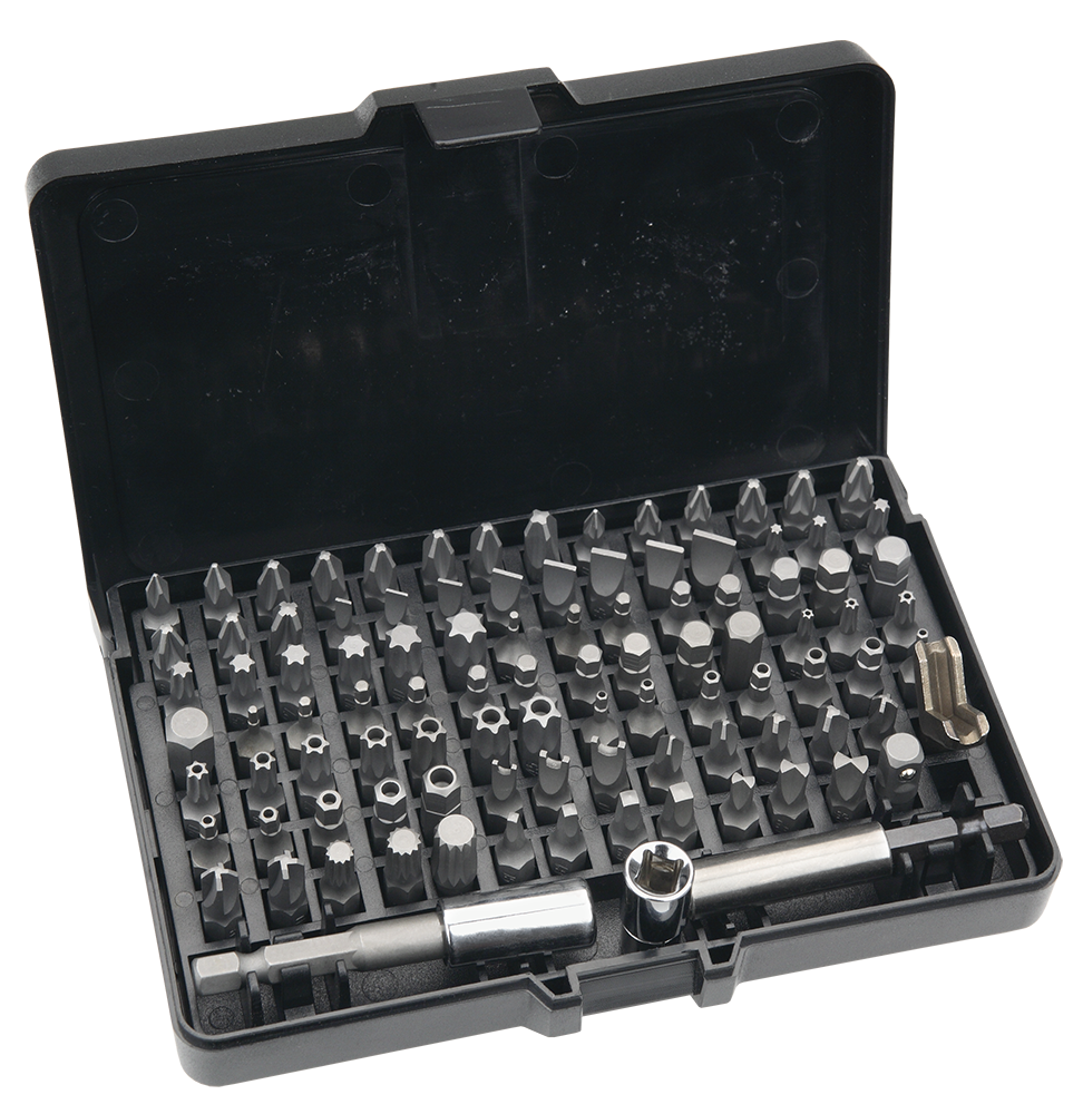 Neo Końcówki wkrętakowe z uchwytem 99 szt. (06-104)