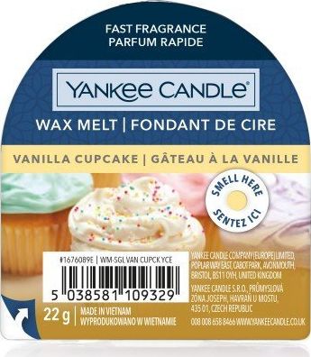 Yankee Candle Yankee Candle Wosk zapachowy Vanilla Cupcake 22g