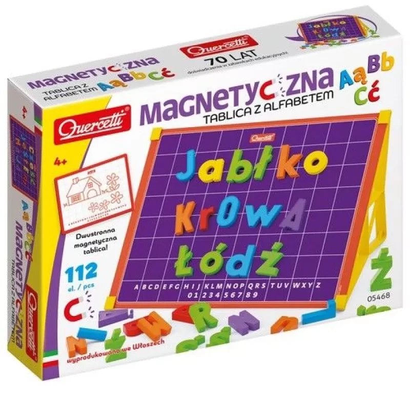 QUERCETTI MAGNETYCZNA TABLICA Z ALFABETEM