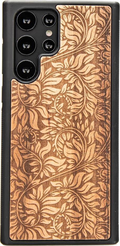 BeWood Drewniane Etui Samsung Galaxy S22 Ultra LIŚCIE JABŁOŃ