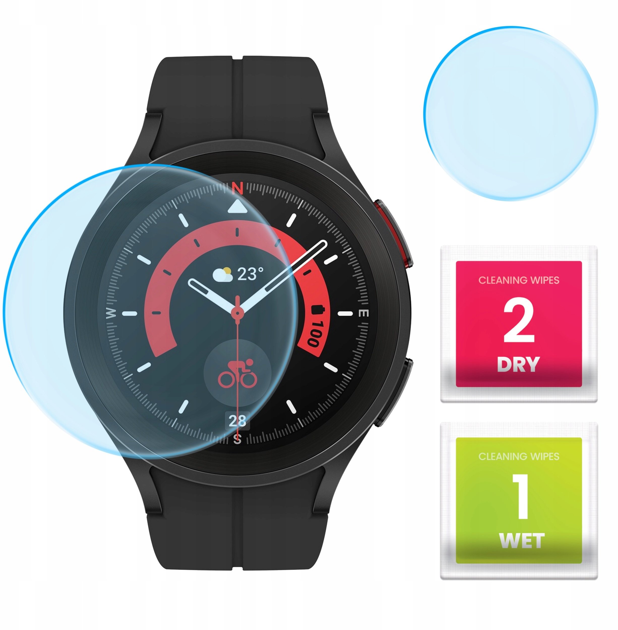 Szkło Hybrydowe do Samsung Galaxy Watch 5 Pro 45 mm (Szkiełko, Ochronne)