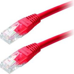 Lynx CS Patchcord, Cat6, UTP, 1m, czerwony (PK-UTP6-010-RED)