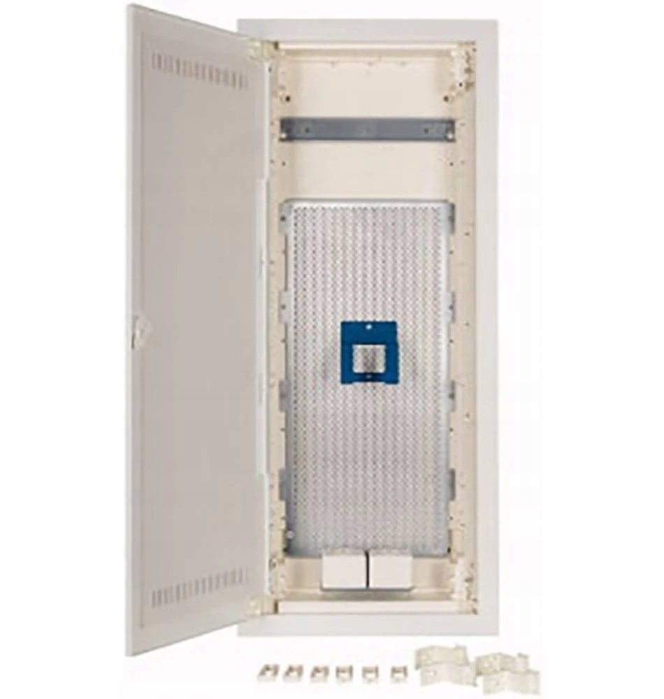 Rozdzielnica multimedialna podtynk. IP30 1x14 płaska, drzwi wifi KLV-60UPM-W-F 302422