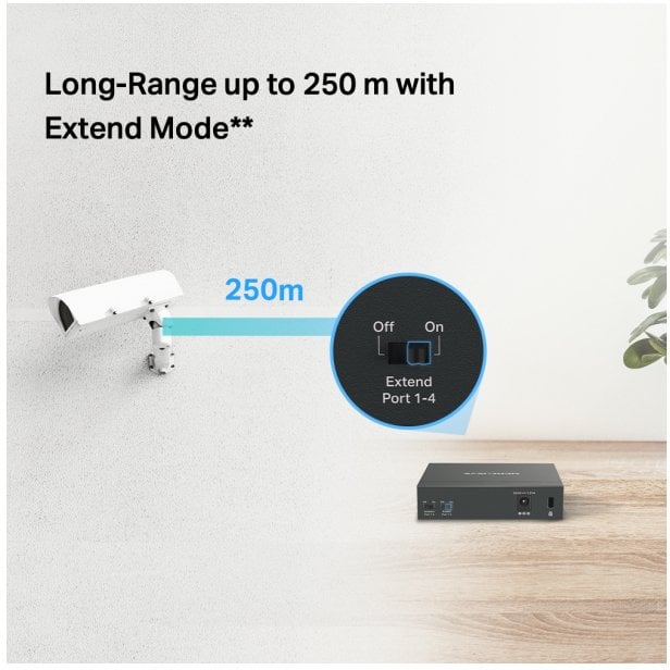 Switch TP-Link 5-Port Gigabit Desktop Switch with 4-Port PoE+