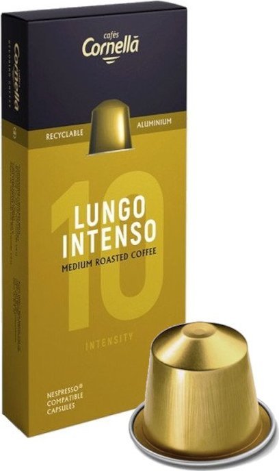 Cornella Kapsułki do ekspresu CORNELLA Lungo Intenso 10 szt