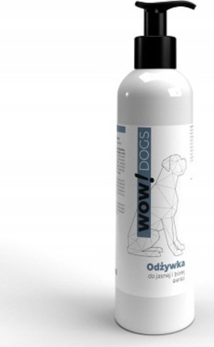 Over Zoo OVER ZOO - WOW DOGS Odżywka do białej i jasnej sierści dla psa 250ml
